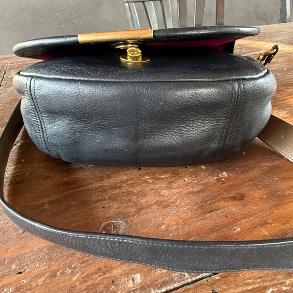 MARC JACOBS LUNA BLACK LEATHER CROSSBODY REVERSIBLE STRAP - Picture 10 of 15